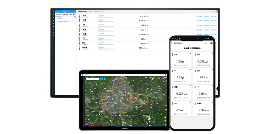水质微型监测站云平台数据管理